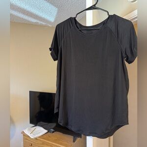 lululemon athletica Black Short Sleeve Tee